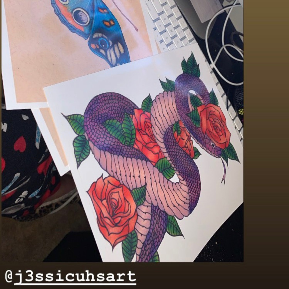 Hand drawn art prints✨